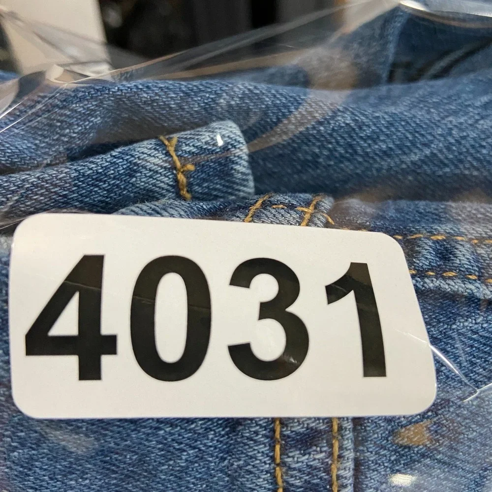 Levi's 505 Regular Fit‎ Jeans Mens 34x32 Blue Denim Casual Mid Rise Straight Leg